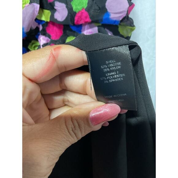 NBD Revolve Dress dopamine Josefien Ruched Multi Color Dot Print Midi sleeveless - Picture 9 of 10